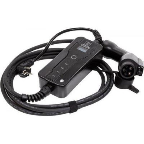 Зарядний пристрій для електромобілів HiSmart, Type 1 - Schuko (220V), 16A, 3.6кВт, однофазний, 5м (EV200689)