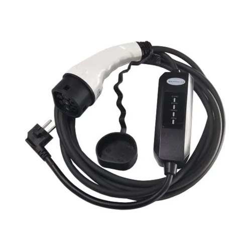 Зарядний пристрій для електромобілів HiSmart, Type 2 - Schuko (220V), 16A, 3.5кВт, однофазний, 5м