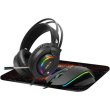 Комплект дротовий, ігровий GamePro GS890 Combo, миша, ігрова поверхня, гарнітура