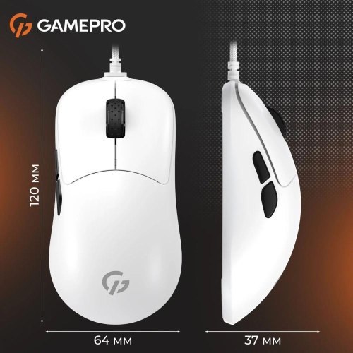 Миша дротова GamePro GM690W White