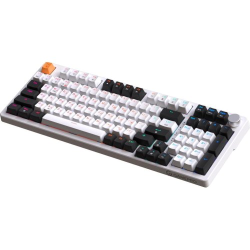 Клавіатура дротова GamePro MK170W, Hot-Swap, Red Swich, RGB, USB, UA, White