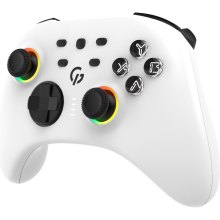 Геймпад GamePro GPX13W, 2.4G/BT 5.1/USB, PC/iOS/Android, RGB, White