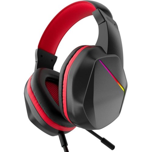 Гарнітура дротова GamePro HS311 RGB Black/Red