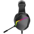 Гарнітура дротова GamePro HS311 RGB Black/Red