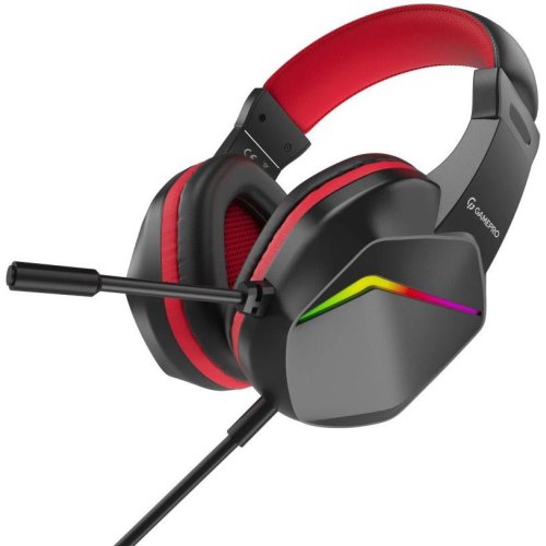 Гарнітура дротова GamePro HS311 RGB Black/Red