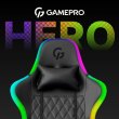 Крісло геймерське GamePro GC-700 Hero RGB Black