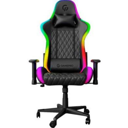 Крісло геймерське GamePro GC-700 Hero RGB Black