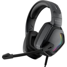 Гарнітура дротова GamePro HS605 RGB Black