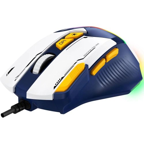 Миша дротова GamePro GM300BL USB Blue/White