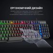 Клавіатура дротова GamePro GK380 RGB Black