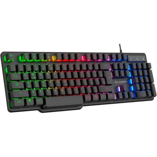 Клавіатура дротова GamePro GK380 RGB Black