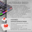 Клавіатура бездротова GamePro MK122R, Red Swich, Low Profile, Wireless, Dark Gray
