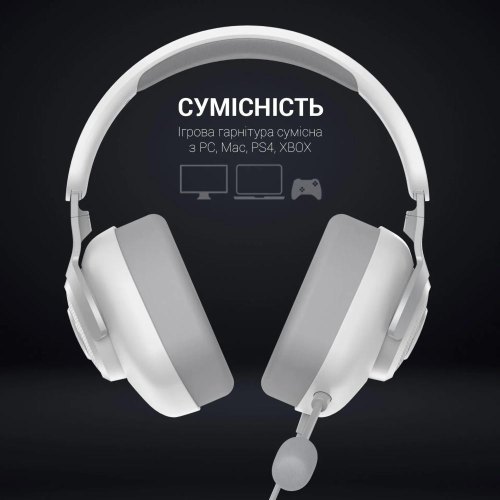 Гарнітура дротова GamePro HS590W White