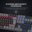 Клавіатура дротова GamePro MK105R Black