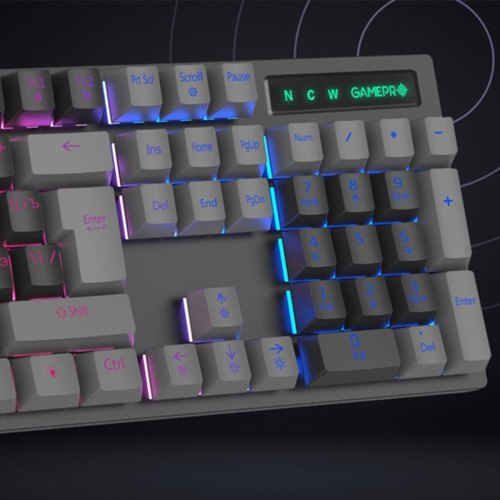 Клавіатура дротова GamePro MK105R Black