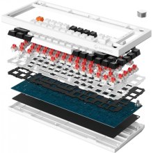 Клавіатура дротова GamePro MK160B, Hot-Swap, Red Swich, RGB, USB, UA, Black