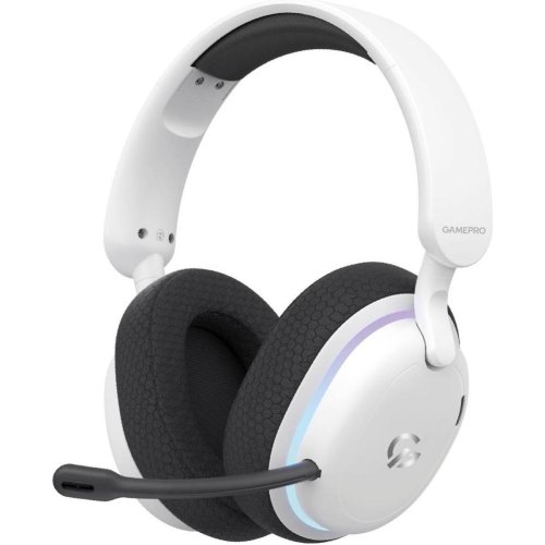 Гарнітура бездротова GamePro Asgard Bragi RGB 7.1 Tri-Mod White (HSW250W)