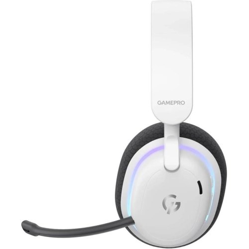 Гарнітура бездротова GamePro Asgard Bragi RGB 7.1 Tri-Mod White (HSW250W)