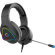 Гарнітура дротова GamePro HS770 RGB 7.1 Black