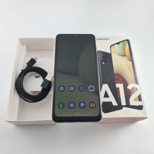 Смартфон Samsung Galaxy A12 2021 (A127F) 32Gb Black (SM-A127FZKUSEK) USED **