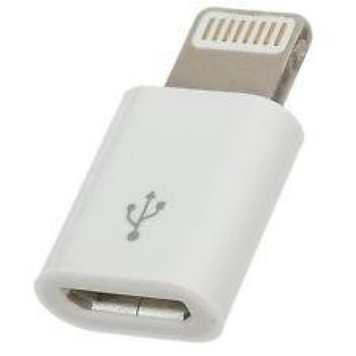 Перехідник PowerPlant, microUSB (F) - Lightning (M) (DV00DV4047)