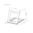 Підставка для ноутбука/планшета HiSmart, 5 положень (HS082468)