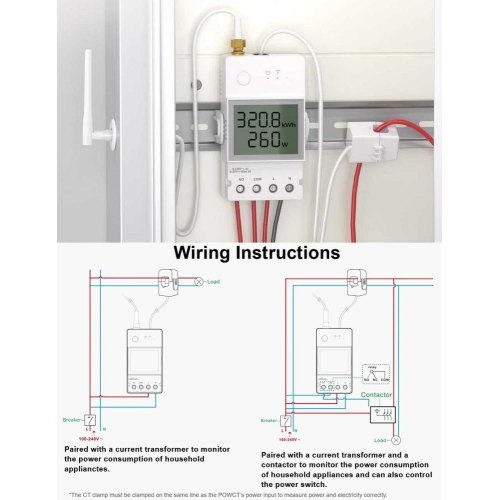 Реле одноканальне Wi-Fi Sonoff POWCT