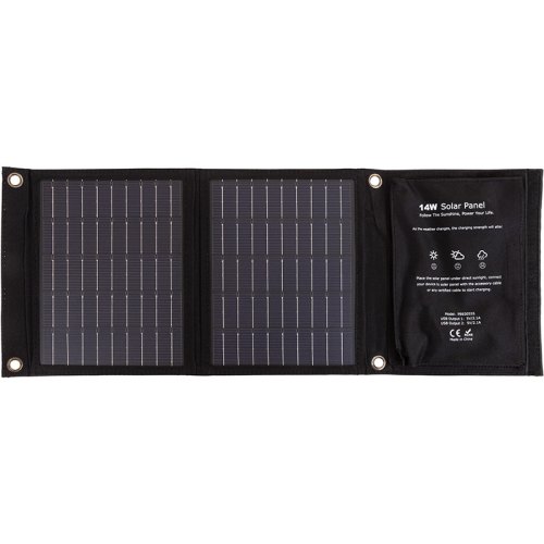 Сонячна панель PowerPlant, 14W, 2xUSB Type-A (PB930555)