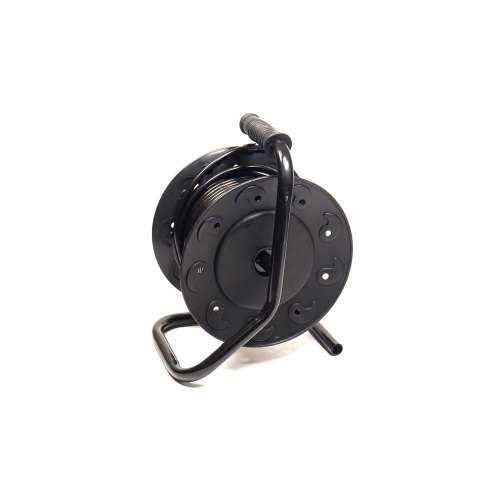 Мережевий подовжувач PowerPlant JY-2002/15, на котушці, 15м, 3x1.5мм2, 10А, 4 розетки (PPRA10M150S4)