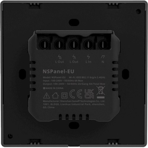 Розумний настінний перемикач Sonoff NSPanel