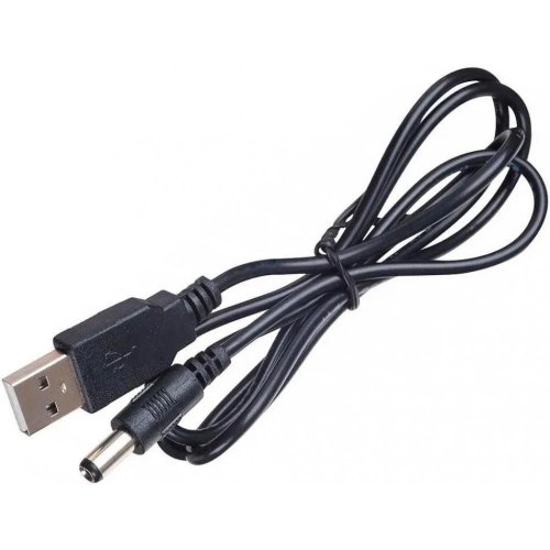 Кабель живлення Atcom, USB Type-A (M) to 3.5DC, 2A, 1м, чорний (10035)