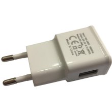 Мережевий зарядний пристрій ATcom ES-D06, 220W, USB, DC 5V=2.1A, 1 порт (14903)