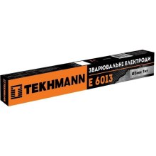 Електроди зварювальні Tekhmann E6013, 3мм, 1кг (76013310)