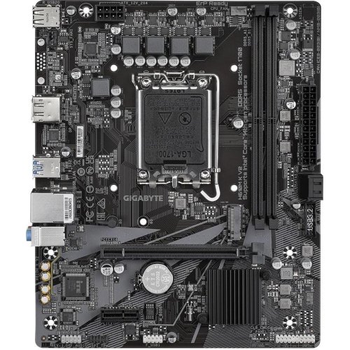 Mатеринська плата Gigabyte H610M K V2, s1700, Intel H610, mATX, DP/HDMI, 2xDDR5, 1xM.2, GbE LAN
