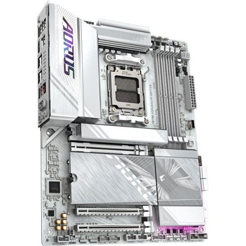 Mатеринська плата Gigabyte X870E AORUS ELITE WIFI7 ICE, sAM5, AMD X870E, ATX, HDMI/USB4(DP), 4x M.2, 2.5GbE LAN