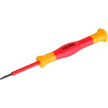 Викрутка Tolsen Premium, плоска, прецизійна, діелектрична (V31420)