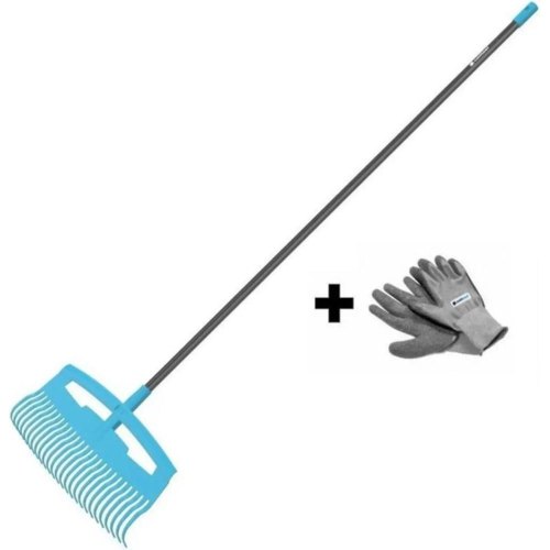Граблі для листя Cellfast IDEAL, комплект із рукавичками BASIC, ширина 52.5см, 178см (40-311K)