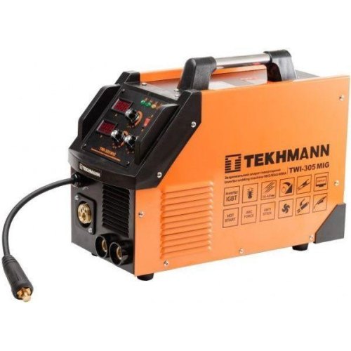 Зварювальний апарат інверторний Tekhmann TWI-305 MIG, напівавтомат, 140А, 4.56кВт, 220В (846815)