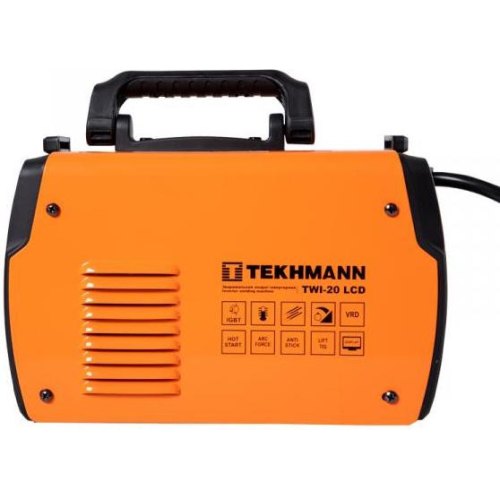 Зварювальний апарат інверторний Tekhmann TWI-20 LCD, 200А, 9.8кВт, 220-230В, Hot start (850613)