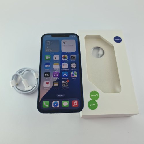 Смартфон Apple iPhone 12 64 GB Blue USED **