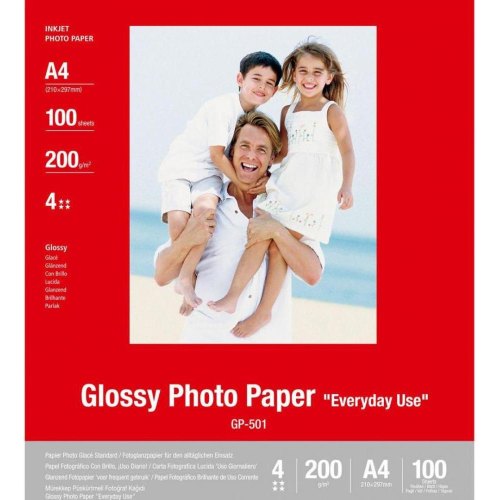 Фотопапір Canon GP-501 A4 100SH, глянцевий, А4, 100 аркушів, 200гр (0775B001AA)