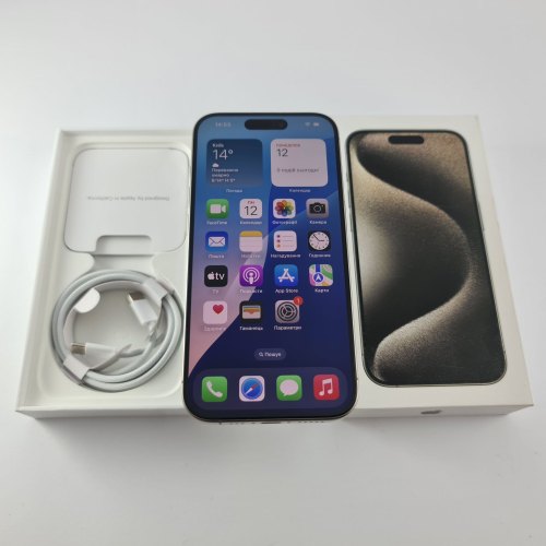 Смартфон iPhone 15 Pro 256GB Natural Titanium,Model A3102 USED **