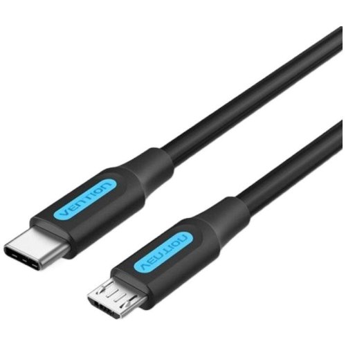 Кабель Vention micro USB - USB Type-C (M/M), 1 м, Black (COVBF)