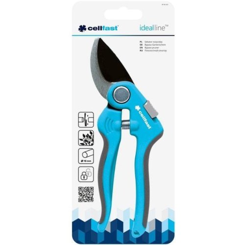 Секатор площинний Cellfast IDEAL, діаметр різу 16мм, довжина 20см (40-414)