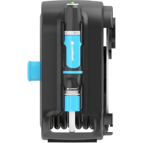 Котушка зі шлангом Cellfast ERGO XS, автоматична, 10м+2м шланга 3/8, комплект конекторів та зрошувач ERGO (55-400)