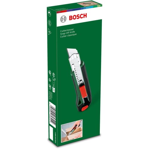 Ніж Bosch, 195мм, сегментоване лезо, пластиковий корпус (1.600.A02.W7N)