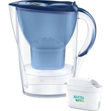 Фільтр-глечик Brita Marella Memo MXPro, 2.4л (1.4л очищеної води), з фільтр-картриджем, синій (1052799)