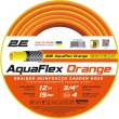 Шланг садовий 2Е AquaFlex Orange, 3/4, 12м, 4 шари, 20бар (2E-GHE34OE12)