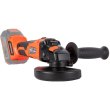Шліфмашина кутова акумуляторна Tekhmann TAG-125/i20 BS, 125мм, 20В, 10000об/хв, без акумулятора та зарядного пристрою (850997)