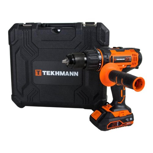 Шурупокрут-дриль ударний акумуляторний Tekhmann TCD-60/i20 kit, 20В, 2А/год, 60Нм, 440-1650об/хв (848394)